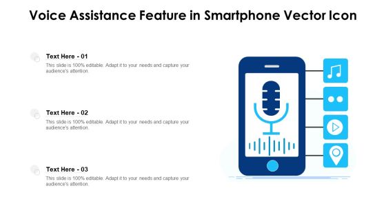 Voice Assistance Feature In Smartphone Vector Icon Ppt PowerPoint Presentation Gallery Graphics Tutorials PDF Voice Assistance Feature In Smartphone Vector Icon Ppt PowerPoint Presentation Gallery Graphics Tutorials PDF