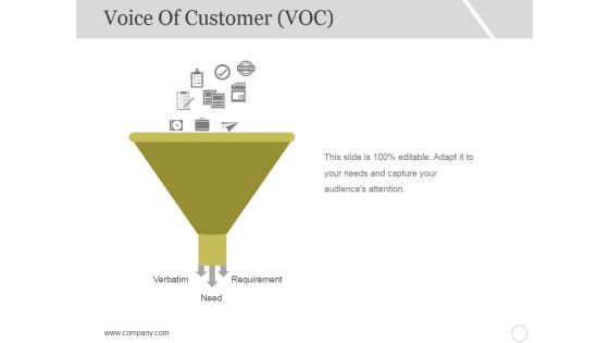 Voice Of Customer Template 1 Ppt PowerPoint Presentation Outline Slide Portrait Voice Of Customer Template 1 Ppt PowerPoint Presentation Outline Slide Portrait