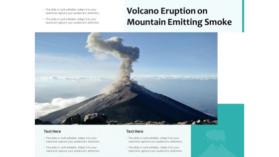 Volcano Eruption On Mountain Emitting Smoke Ppt PowerPoint Presentation Infographic Template Sample PDF Volcano Eruption On Mountain Emitting Smoke Ppt PowerPoint Presentation Infographic Template Sample PDF