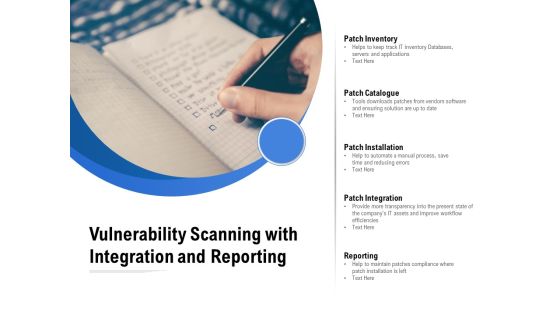 Vulnerability Scanning With Integration And Reporting Ppt PowerPoint Presentation Pictures Clipart Images PDF Vulnerability Scanning With Integration And Reporting Ppt PowerPoint Presentation Pictures Clipart Images PDF