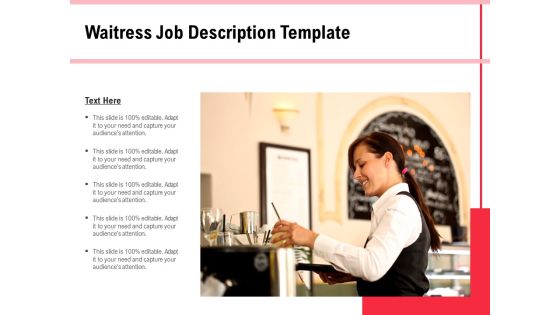 Waitress Job Description Template Ppt PowerPoint Presentation Gallery Example Introduction PDF Waitress Job Description Template Ppt PowerPoint Presentation Gallery Example Introduction PDF
