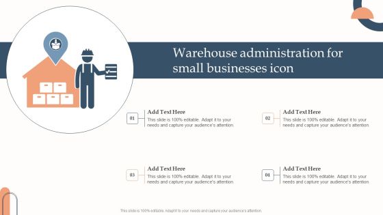 Warehouse Administration For Small Businesses Icon Formats PDF Warehouse Administration For Small Businesses Icon Formats PDF