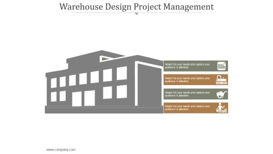Warehouse Design Project Management Ppt PowerPoint Presentation Deck Warehouse Design Project Management Ppt PowerPoint Presentation Deck