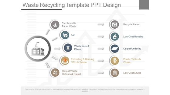 Waste Recycling Template Ppt Design