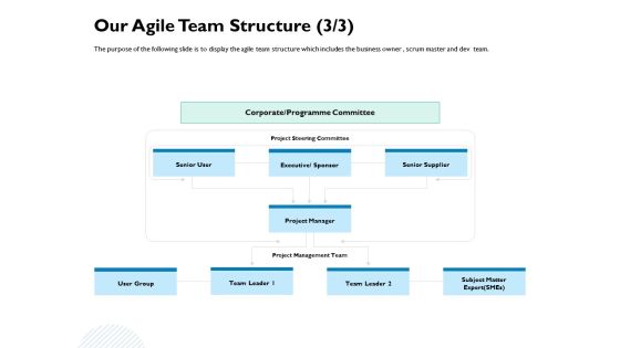 Waterfall Project Prioritization Methodology Our Agile Team Structure Executive Ppt Slides Portrait PDF Waterfall Project Prioritization Methodology Our Agile Team Structure Executive Ppt Slides Portrait PDF