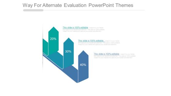 Way For Alternate Evaluation Powerpoint Themes Way For Alternate Evaluation Powerpoint Themes