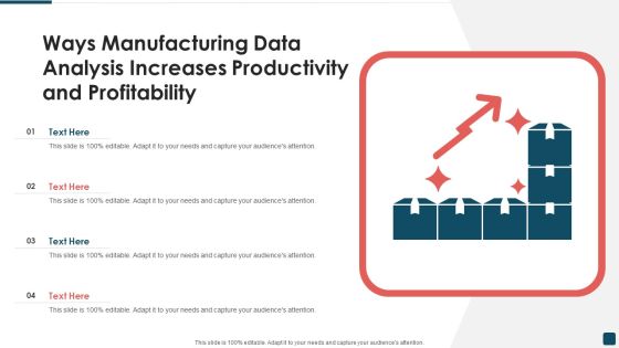 Ways Manufacturing Data Analysis Increases Productivity And Profitability Template PDF Ways Manufacturing Data Analysis Increases Productivity And Profitability Template PDF