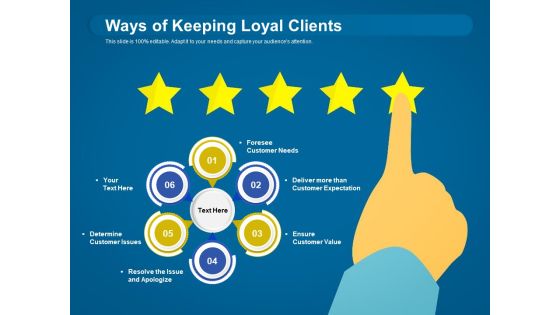 Ways Of Keeping Loyal Clients Ppt PowerPoint Presentation Portfolio Graphics PDF Ways Of Keeping Loyal Clients Ppt PowerPoint Presentation Portfolio Graphics PDF