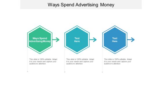Ways Spend Advertising Money Ppt PowerPoint Presentation Professional Graphics Example Cpb Ways Spend Advertising Money Ppt PowerPoint Presentation Professional Graphics Example Cpb