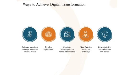 Ways To Achieve Digital Transformation Ppt PowerPoint Presentation Infographics Format Ideas Ways To Achieve Digital Transformation Ppt PowerPoint Presentation Infographics Format Ideas