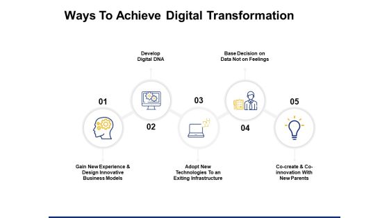 Ways To Achieve Digital Transformation Ppt PowerPoint Presentation Model Graphics Tutorials Ways To Achieve Digital Transformation Ppt PowerPoint Presentation Model Graphics Tutorials