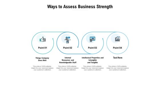Ways To Assess Business Strength Ppt PowerPoint Presentation Outline Slide Portrait Ways To Assess Business Strength Ppt PowerPoint Presentation Outline Slide Portrait