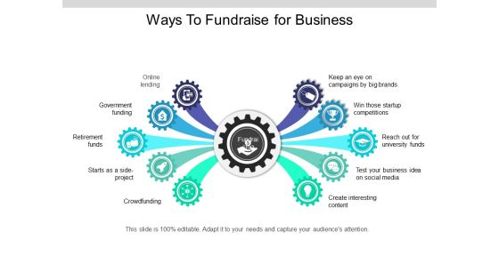 Ways To Fundraise For Business Ppt PowerPoint Presentation Professional Aids Ways To Fundraise For Business Ppt PowerPoint Presentation Professional Aids