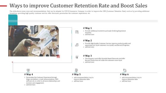 Ways To Improve Customer Retention Rate And Boost Sales Inspiration PDF Ways To Improve Customer Retention Rate And Boost Sales Inspiration PDF