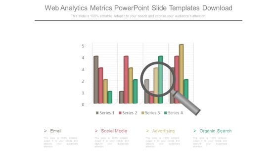 Web Analytics Metrics Powerpoint Slide Templates Download