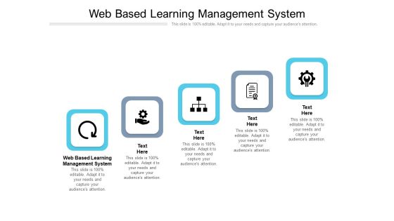 Web Based Learning Management System Ppt PowerPoint Presentation Diagram Templates Cpb Pdf