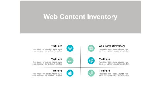Web Content Inventory Ppt PowerPoint Presentation File Template Cpb Web Content Inventory Ppt PowerPoint Presentation File Template Cpb