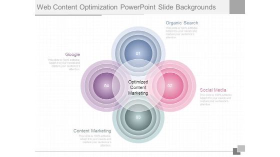Web Content Optimization Powerpoint Slide Backgrounds