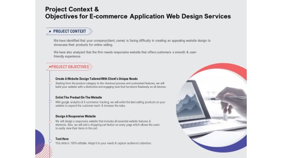 Web Design Services Ecommerce Business Project Context And Objectives For E Commerce Application Web Design Services Download PDF Web Design Services Ecommerce Business Project Context And Objectives For E Commerce Application Web Design Services Download PDF