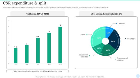 Web Interface Development Services Company Summary CSR Expenditure And Split Topics PDF Web Interface Development Services Company Summary CSR Expenditure And Split Topics PDF