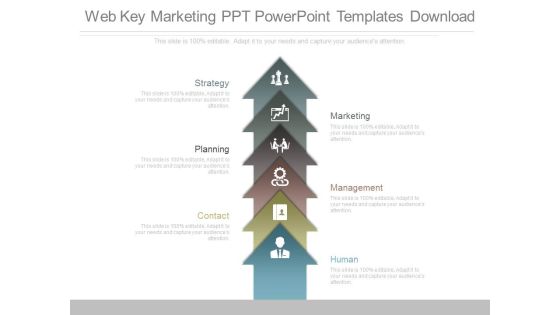 Web Key Marketing Ppt Powerpoint Templates Download