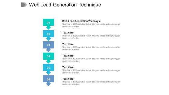 Web Lead Generation Technique Ppt PowerPoint Presentation Slides Show Cpb Pdf Web Lead Generation Technique Ppt PowerPoint Presentation Slides Show Cpb Pdf