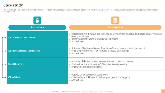 Website Design And Branding Studio Company Profile Case Study Slides PDF