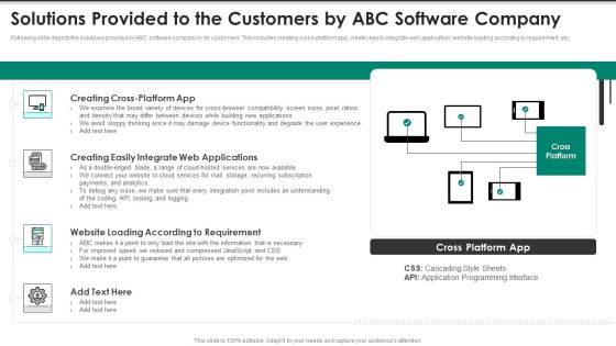 Website Interface And Application Development Firm Solutions Provided To The Customers Graphics PDF Website Interface And Application Development Firm Solutions Provided To The Customers Graphics PDF