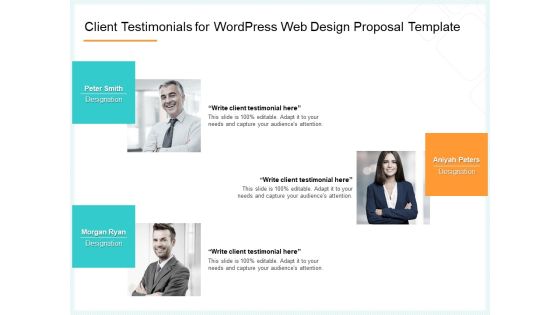 Website Revamp Quotation Client Testimonials For Wordpress Web Design Proposal Summary PDF Website Revamp Quotation Client Testimonials For Wordpress Web Design Proposal Summary PDF