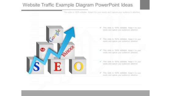 Website Traffic Example Diagram Powerpoint Ideas