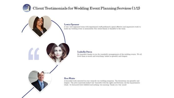 Wedding Affair Management Client Testimonials For Wedding Event Planning Services Template PDF Wedding Affair Management Client Testimonials For Wedding Event Planning Services Template PDF