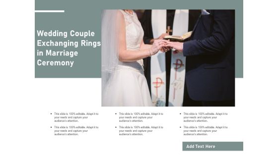 Wedding Couple Exchanging Rings In Marriage Ceremony Ppt PowerPoint Presentation Show PDF Wedding Couple Exchanging Rings In Marriage Ceremony Ppt PowerPoint Presentation Show PDF