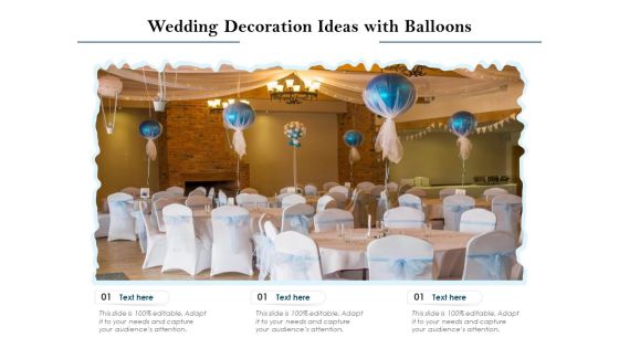 Wedding Decoration Ideas With Balloons Ppt PowerPoint Presentation Show Slideshow PDF Wedding Decoration Ideas With Balloons Ppt PowerPoint Presentation Show Slideshow PDF