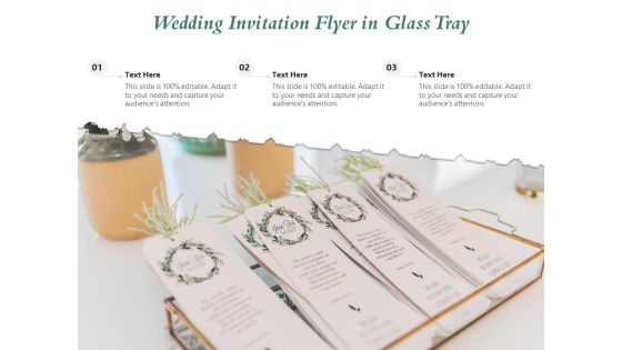 Wedding Invitation Flyer In Glass Tray Ppt PowerPoint Presentation Icon Deck PDF Wedding Invitation Flyer In Glass Tray Ppt PowerPoint Presentation Icon Deck PDF