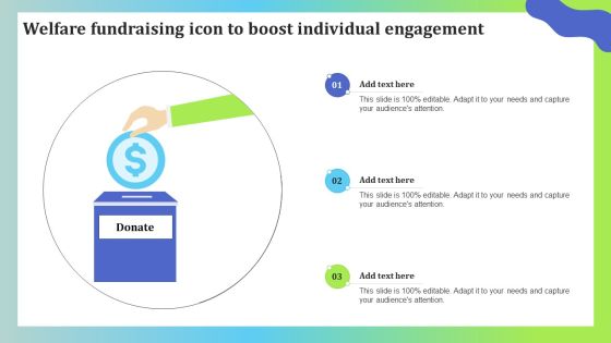 Welfare Fundraising Icon To Boost Individual Engagement Microsoft PDF Welfare Fundraising Icon To Boost Individual Engagement Microsoft PDF