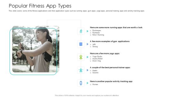 Well Being Gymnasium Sector Popular Fitness App Types Ideas PDF
