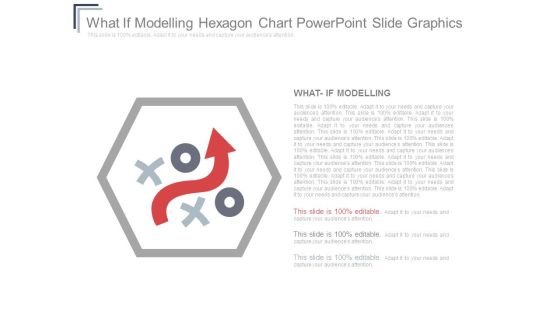 What If Modelling Hexagon Chart Powerpoint Slide Graphics