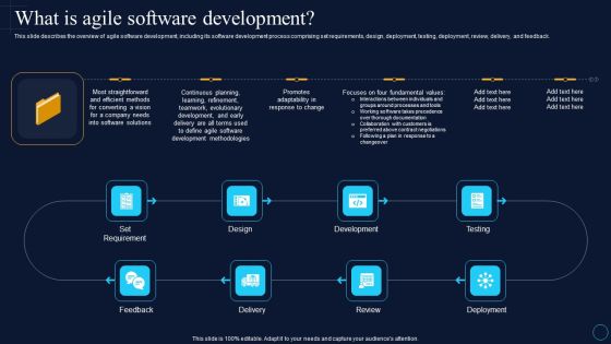 What Is Agile Software Development Software Development Approaches Topics PDF