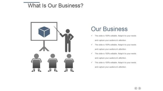 What Is Our Business Ppt PowerPoint Presentation Slides Show What Is Our Business Ppt PowerPoint Presentation Slides Show