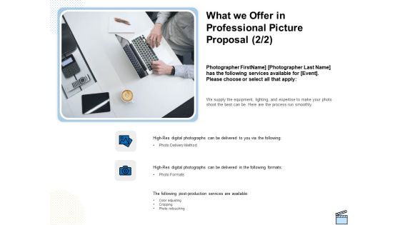 What We Offer In Professional Picture Proposal Post Ppt Outline Clipart PDF What We Offer In Professional Picture Proposal Post Ppt Outline Clipart PDF