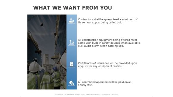 What We Want From You Ppt PowerPoint Presentation Styles Graphics What We Want From You Ppt PowerPoint Presentation Styles Graphics
