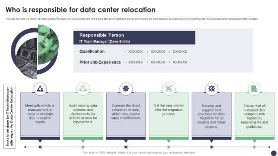 Who Is Responsible For Data Center Relocation Ppt PowerPoint Presentation File Model PDF Who Is Responsible For Data Center Relocation Ppt PowerPoint Presentation File Model PDF