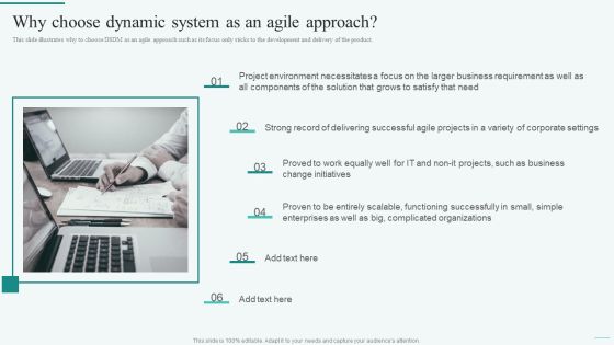 Why Choose Dynamic System As An Agile Approach Integration Of Dynamic System To Enhance Processes Professional PDF Why Choose Dynamic System As An Agile Approach Integration Of Dynamic System To Enhance Processes Professional PDF