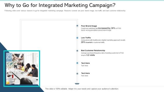 Why To Go For Integrated Marketing Campaign Relationship Ppt Infographic Template Format Ideas PDF Why To Go For Integrated Marketing Campaign Relationship Ppt Infographic Template Format Ideas PDF