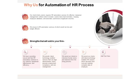 Why Us For Automation Of HR Process Ppt PowerPoint Presentation File Visuals PDF Why Us For Automation Of HR Process Ppt PowerPoint Presentation File Visuals PDF