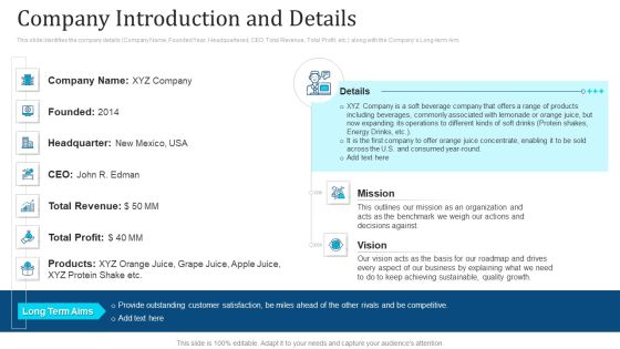 Win Consumer Trust For Business Startup Business Company Introduction And Details Ppt Ideas Design Templates PDF Win Consumer Trust For Business Startup Business Company Introduction And Details Ppt Ideas Design Templates PDF