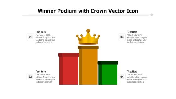 Winner Podium With Crown Vector Icon Ppt PowerPoint Presentation Slides PDF Winner Podium With Crown Vector Icon Ppt PowerPoint Presentation Slides PDF
