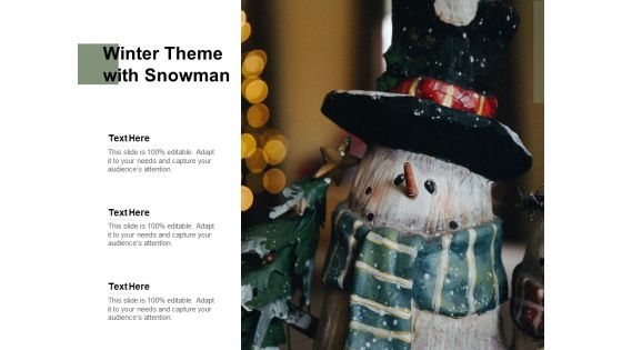 Winter Theme With Snowman Ppt PowerPoint Presentation Model Aids Winter Theme With Snowman Ppt PowerPoint Presentation Model Aids