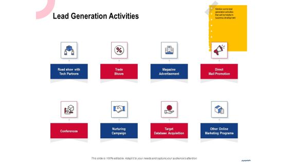 Wireless Phone Information Management Plan Lead Generation Activities Demonstration PDF