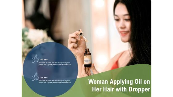 Woman Applying Oil On Her Hair With Dropper Ppt PowerPoint Presentation File Clipart PDF Woman Applying Oil On Her Hair With Dropper Ppt PowerPoint Presentation File Clipart PDF
